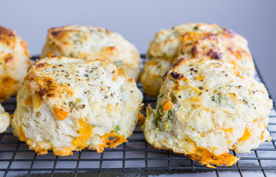 Cheddar Scallion Biscuits